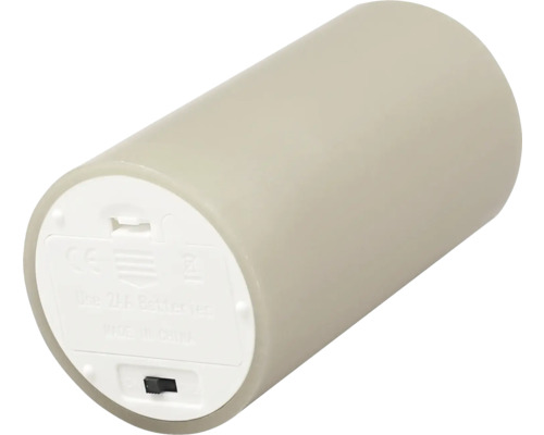 Dekorativt LED-ljus med batterifack och strömbrytare
