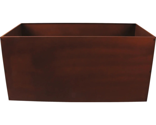 Fyrkantig planteringslåda av metall