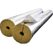 Rörisolering av stenull med aluminiumbeklädnad