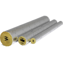 Rörisolering av stenull med beklädnad