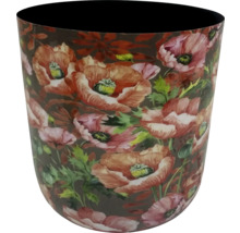 Blomkruka med vallmomönster