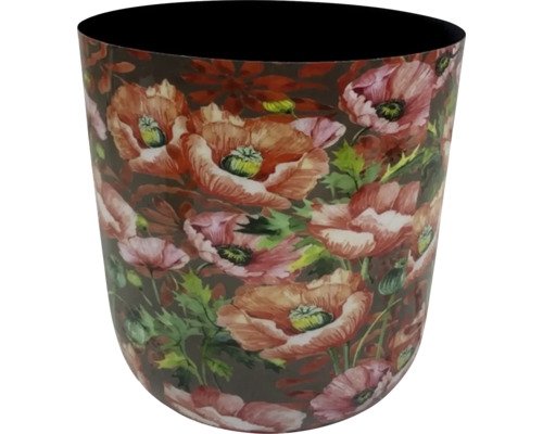 Blomkruka med vallmomönster