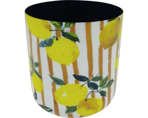 Tandborstmugg med citronmönster