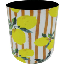 Tandborstmugg med citronmönster