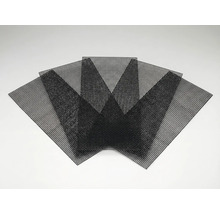 Flera svarta insektsnät