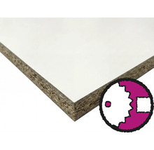 Spånskiva med beläggning