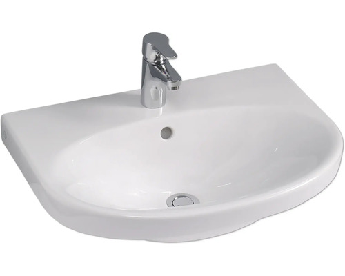 Tvättställ i keramik med blandare