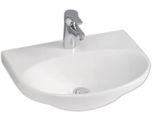 Tvättställ i keramik med blandare