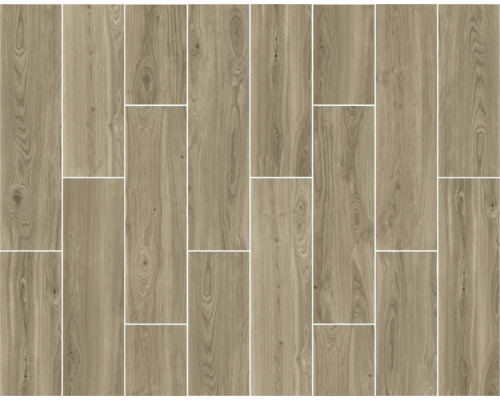 Golvplattor i träimitation, läggning