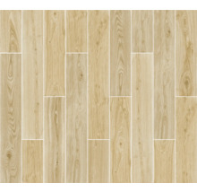 Klinker med träutseende, lagda i ett golvbeläggningsmönster