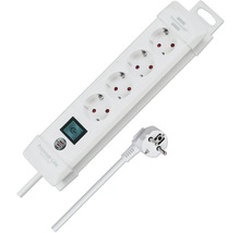 Grenuttag med fyra uttag och strömbrytare