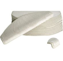 Trappstegsmattor av textil i en stapel