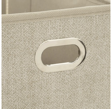 Detaljvy av en förvaringslåda med handtag