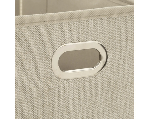 Detaljvy av en förvaringslåda med handtag