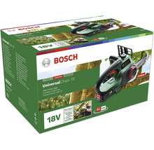 Bosch UniversalChain 18 batteridriven motorsåg i kartong