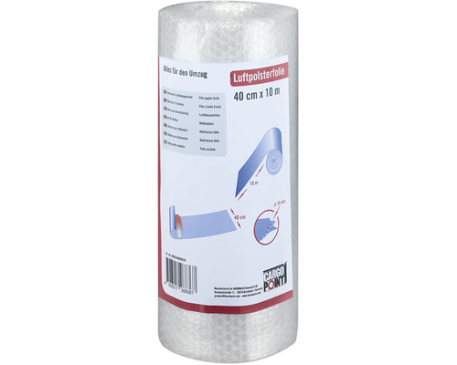 Rulle bubbelplast 40 centimeter gånger 10 meter för flytt och packning