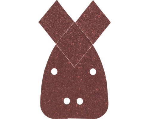 Slippapper BOSCH 95x135mm kornstorlek 40 5-pack Sandpapper för slipmaskin med hål för dammutsugning