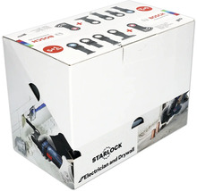 Förpackning Bosch Starlock oscillerande verktyg tillbehör för elektriker och gipsinstallatörer