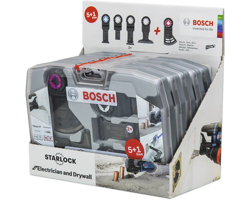 Bosch Starlock oscillerande sågbladssats för elektriker och gipsinstallatörer