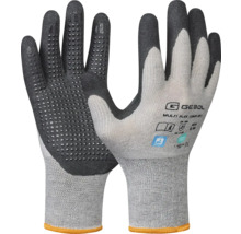 Arbetshandskar med noppor för bättre grepp