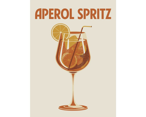 Aperol Spritz dryck med apelsinskivor i glas
