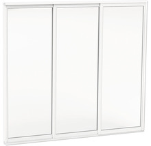 Skjutdörrsgarderob med tre dörrar