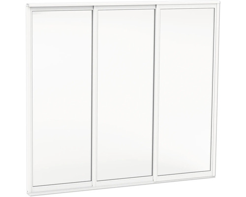 Skjutdörrsgarderob med tre dörrar