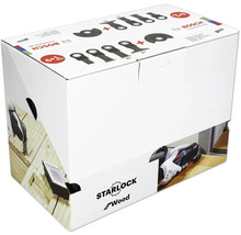 Bosch Starlock träaccessoarset i en förpackning