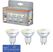 Osram LED-lampa, 3-pack, GU10-sockel, dimbar