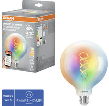 Osram Smart Filament Globe125 40 E27 flerfärgad glödlampa med förpackning