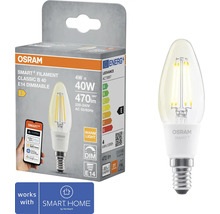 Osram Smart Filament Classic B 40 E14 dimbar LED-lampa
