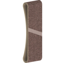 Brun matta med textil struktur och halkfri baksida