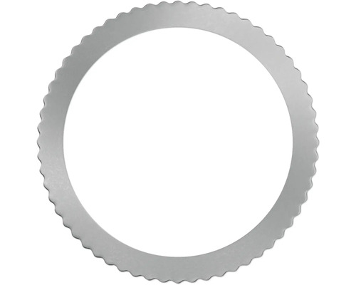 Tårtring av rostfritt stål med vågig kant