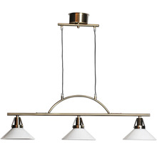 Pendellampa med tre lampskärmar