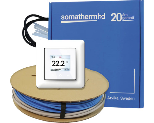 Somatherm golvvärmeset med digital termostat och 20 års garanti