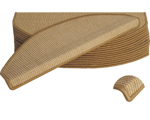 Trappstegsmattor i sisal, set