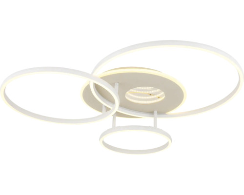Taklampa med rund form och LED-belysning