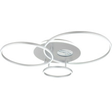 Modern taklampa med cirkelformad design och LED-belysning.
