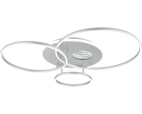 Modern taklampa med cirkelformad design och LED-belysning.