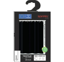 Spirella Primo duschdraperi, 180 x 200 cm, tillverkad av 50 procent återvunnen polyester, vattenavvisande