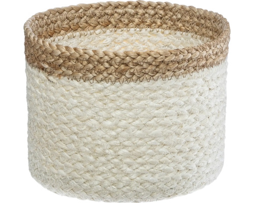 Flätad korg av naturfiber