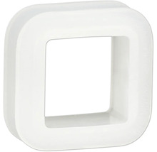 Fyrkantig vit vägglampa