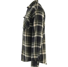 Skjorta i flanell med bröstficka och knappslå