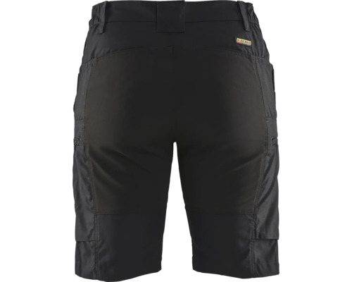 Svarta arbetsshorts med fickor och bälteshällor