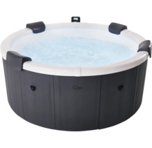 Rund uppblåsbar bubbelpool med kontrollpanel