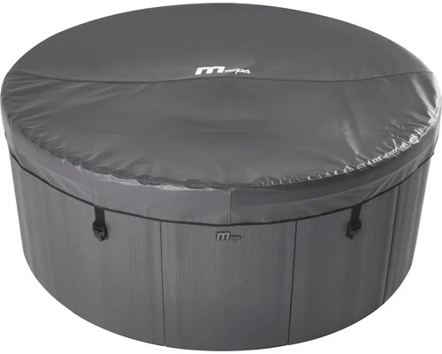 Täckt rund utomhusbubbelpool