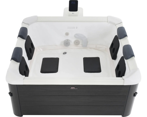 MSpa bubbelpool med säten, nackstöd och digital display
