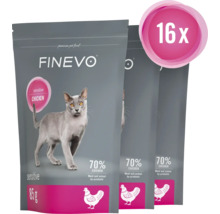 Finevo kattmat Sensitive Kyckling, 16-pack