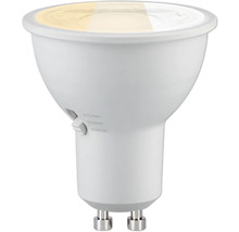 LED GU10 reflektorlampa med sidobrytare för inställning av färgtemperatur mellan 2700 Kelvin, 3000 Kelvin och 4000 Kelvin.