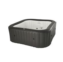 Uppblåsbar, rektangulär bubbelpool för utomhusbruk